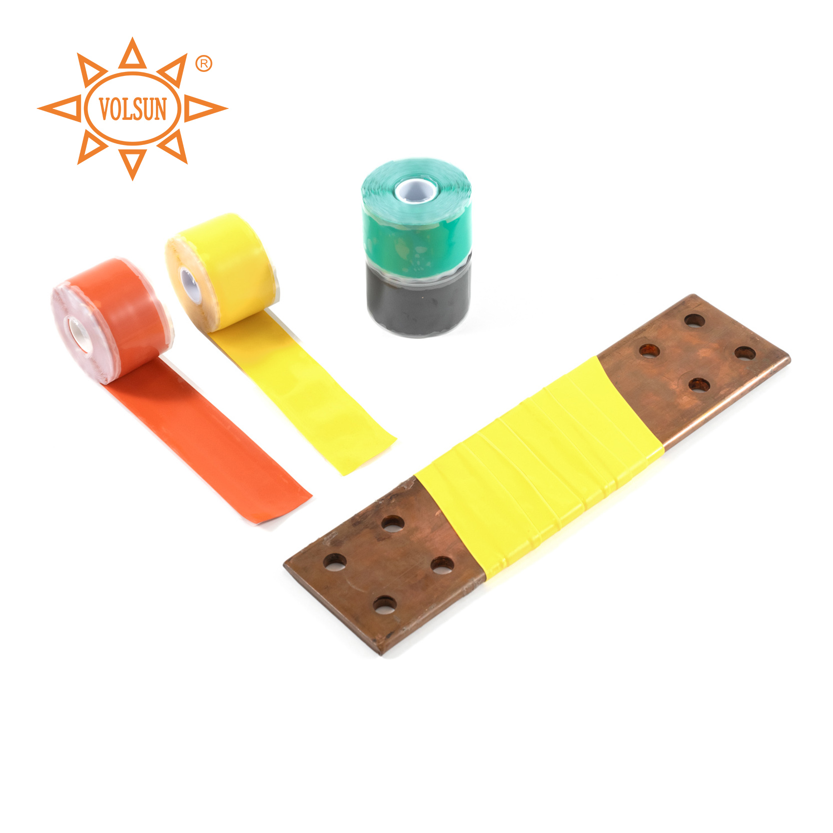 Silicone Rubber Self-fusing Electrical Tape for Busbar Junction Protection